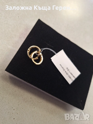 Златни обеци 1,2гр.14к, снимка 2 - Обеци - 54254404