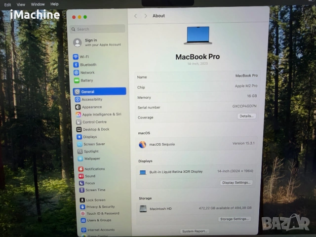 MacBook Pro 14" M2 PRO 10-Core CPU, 16-Core GPU, 16GB RAM, 512GB SSD, снимка 6 - Лаптопи за работа - 53972892