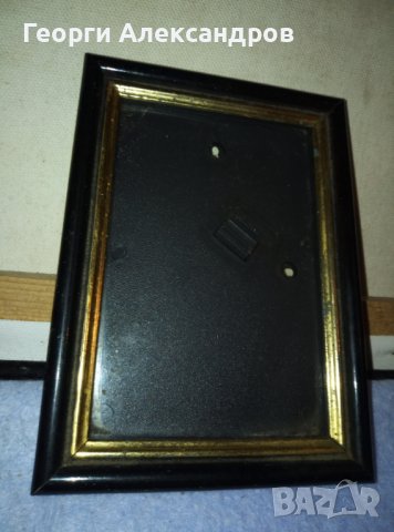 СТАРА РАМКА за СНИМКИ БАКЕЛИТ и СТЪКЛО, снимка 6 - Декорация за дома - 42209097