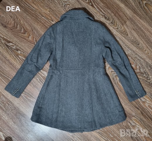 Сиво зимно палто М-30лв.НАМАЛЕНИЕ, снимка 3 - Палта, манта - 39522695