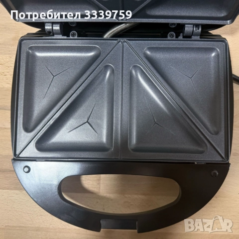 Уред за сандвичи Royal Swiss SLS1057C, 750W, незалепващи плочи, регулирем термостат, снимка 5 - Тостери - 52235971