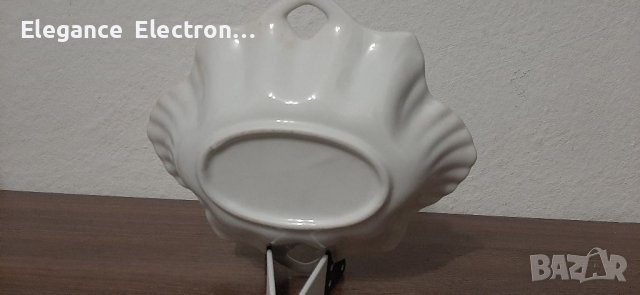 Порцеланова чиния за Ядки Букет от Рози. 22/20см. Код:2230, снимка 2 - Чинии - 38276635