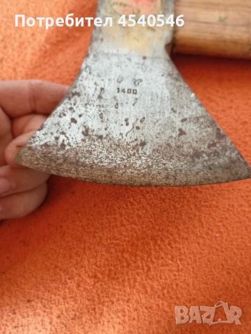 Немска брадва Ochsenkopf Gold, снимка 4 - Антикварни и старинни предмети - 54235015