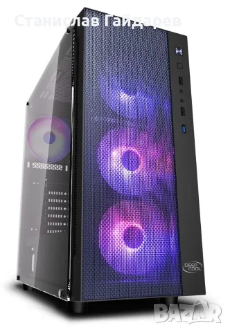 Компютърна кутия Deepcool MATREXX 55 Mesh ADD-RGB 4F, снимка 3 - Захранвания и кутии - 56338558