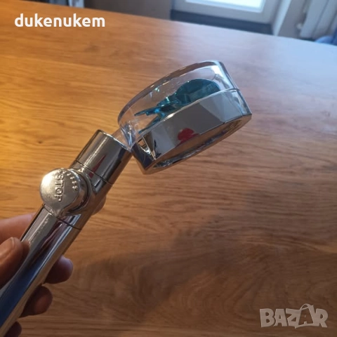 Душ слушалка с турбо перка и филтър – 360° въртящ се модел, снимка 9 - Душове - 52289710