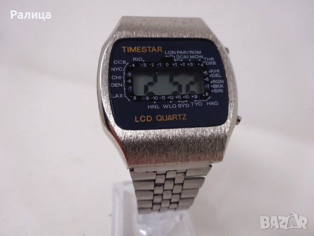 Неизползван електронен мъжки часовник TIMESTAR