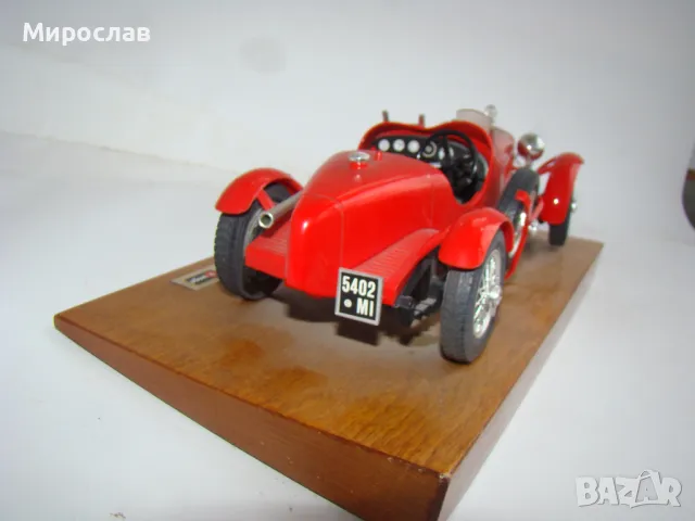1:18 BBURAGO ALFA ROMEO 1931 ИГРАЧКА МОДЕЛ КОЛИЧКА, снимка 7 - Колекции - 48209799
