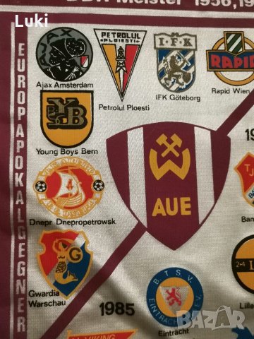 Уникално флагче на Визмут Ауе (Ерцгебирге Ауе ) , снимка 2 - Колекции - 34970188