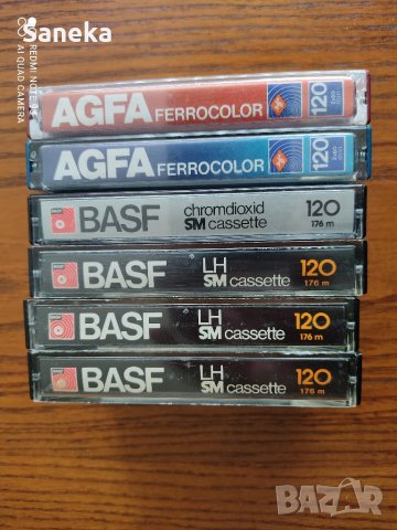 AGFA,BASF 120, снимка 2 - Аудио касети - 42623558