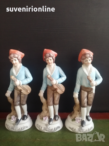 Тройка керамични фигури, снимка 2 - Статуетки - 36530547