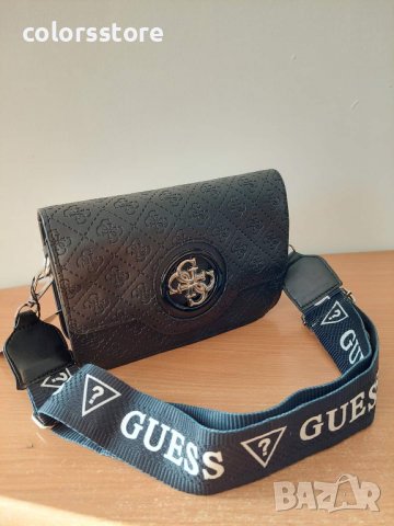 Черна чанта Guess код SG411, снимка 4 - Чанти - 38527355