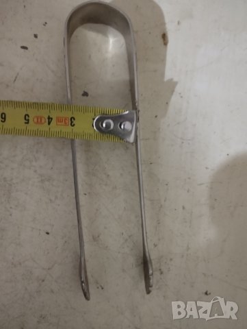 Посребрена щипка за лед,захар арт нуво, снимка 4 - Други ценни предмети - 44207268