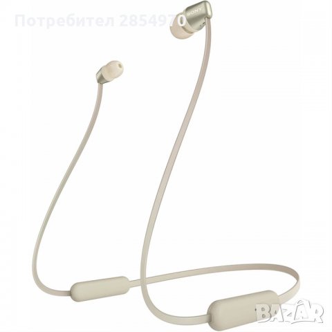 Sony WI-C310 Bluetooth слушалки златисти, снимка 3 - Безжични слушалки - 34944847