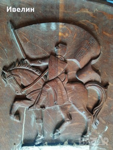 дървена декорация за стена, снимка 3 - Антикварни и старинни предмети - 30920922