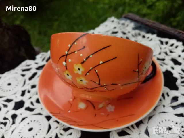 Винтидж японски сетове - 2 бр., снимка 4 - Чаши - 50437115