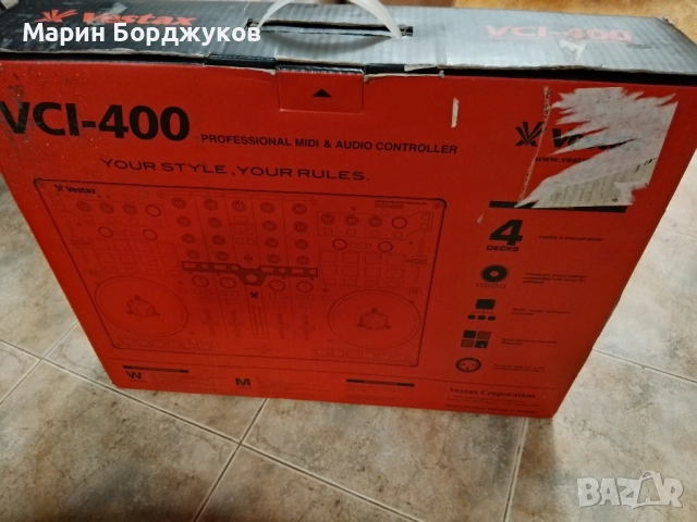 DJ контролер Vestax VCI 400 с кейс Магма, снимка 2 - Ресийвъри, усилватели, смесителни пултове - 51990423