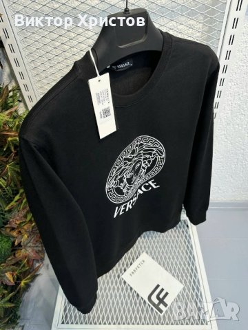Versace блуза (суичър) в черен вариант - ТОП модел за сезона ! ! !, снимка 2 - Блузи - 42654701