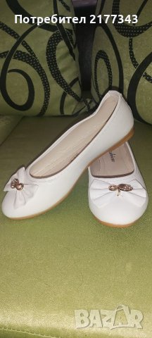 4 Чифта Бяла Обувка с Панделка Артикул №011, снимка 1 - Пантофи - 39704929