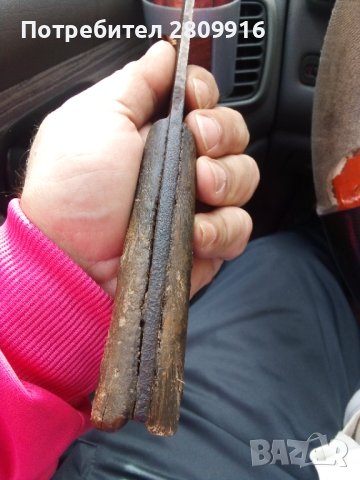 Стар кован овчарски нож, снимка 2 - Антикварни и старинни предмети - 42835980