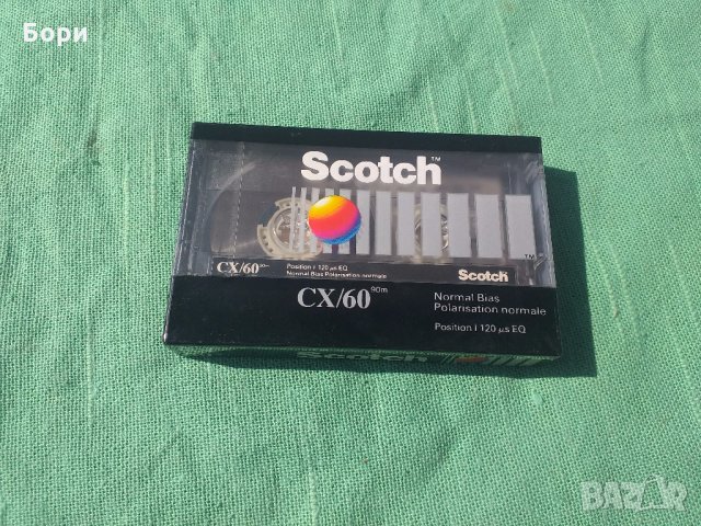 SCOTCH CX 60 нова аудио касета, снимка 1 - Аудио касети - 32068448