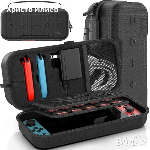 Kалъф за Nintendo Switch Oled Чанта за съхранение Удароустойчив Водоустойчив Кейс за Нинтендо, снимка 2 - Аксесоари - 48622845