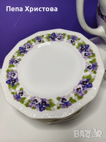 Сервиз за чай от немски порцелан Rosenthal, снимка 3 - Сервизи - 51862894