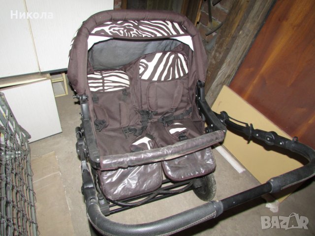 Комбинирана бебешка количка за близнаци, снимка 2 - Стоки за близнаци - 29264815