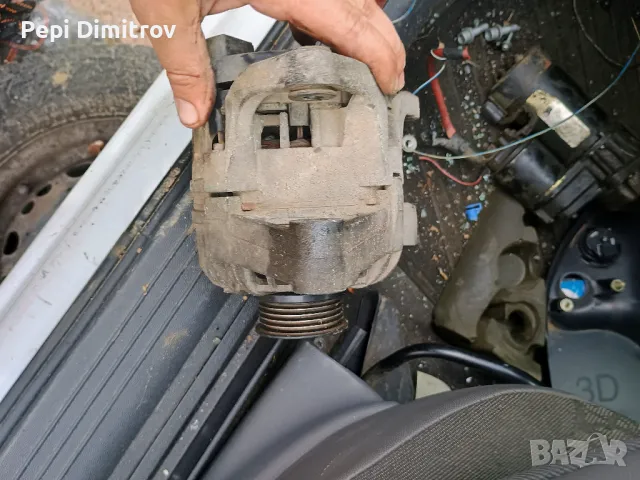 Алтернатор OPEL CORSA COMBO MERIVA 1.0 1.2 BOSCH 0 124 225 041, 0124225041, 24 437 119 XK, 24437119 , снимка 2 - Части - 49741551