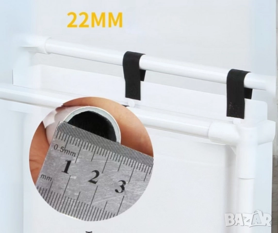 Мултифункционален органазйер за мръсни дрехи с 3 кошници и 3 рафта, снимка 2 - Други стоки за дома - 51979451