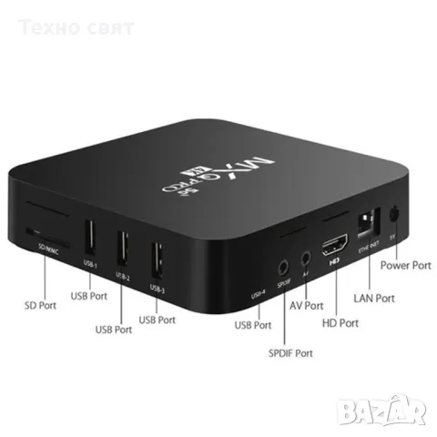 8GB RAM/128GB ROM MXQ PRO/ТВ БОКС за онлайн телевизия tv box, снимка 2 - Приемници и антени - 48918249