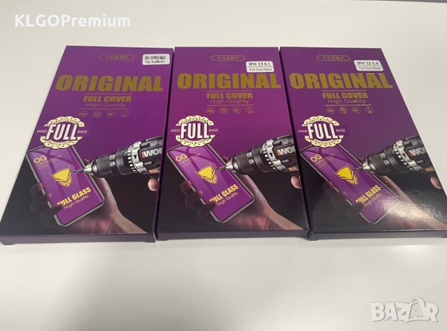 Premium OG Стъклени протектори протектор за iPhone 13 Pro Max Mini 12 11 X XS 10, снимка 3 - Аксесоари за Apple - 35030970