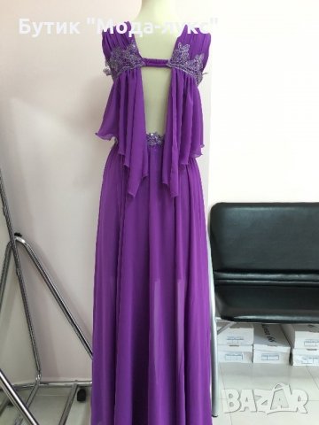 Официална лилава рокля, снимка 4 - Рокли - 29967742