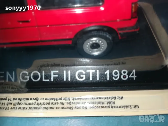 VW GOLF 2 1/43 МЕТАЛНА КОЛА ЗА КОЛЕКЦИЯ 2510241821, снимка 6 - Колекции - 47719514