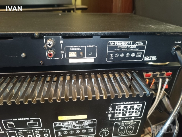 продавам усилвател и тунер fisher-ca-9030 fm9050, снимка 7 - Ресийвъри, усилватели, смесителни пултове - 52687633