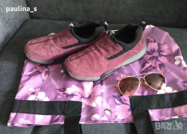 Два различни броя / Комплект / Лот от Ортопедични маратонки(сникърси) "Lands' end"/ естествен велур , снимка 5 - Маратонки - 36976269