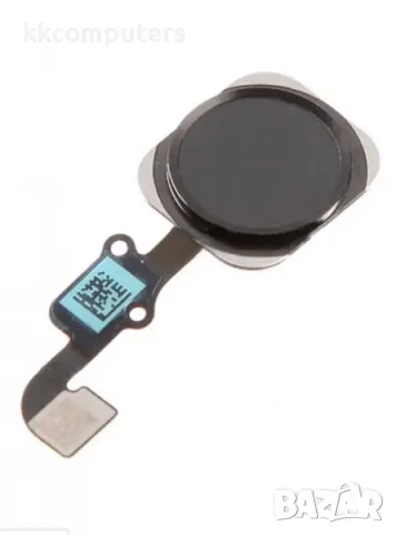 Лентов кабел бутон меню за iPhone 6G 4,7` / iPhone Plus 5.5 + PVC / Черен / Баркод : 483890