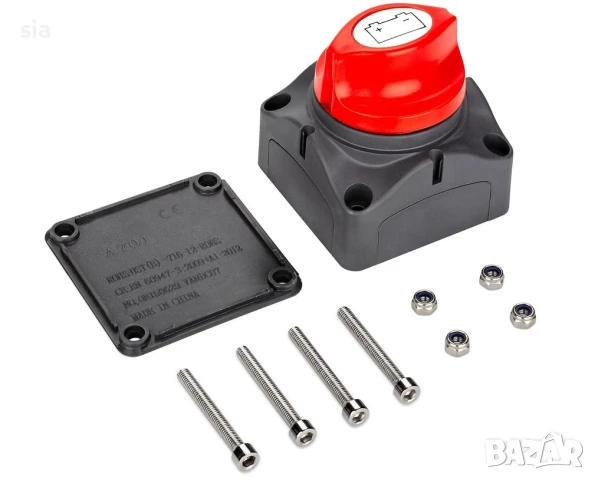 Ключ маса, превключвател, изолатор, 12–48V, 275A, снимка 4 - Аксесоари и консумативи - 51215116