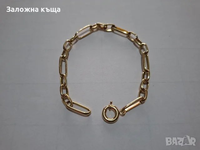 Златна гривна - 7,78 гр. / 585 / 14К / 20 см., снимка 2 - Гривни - 56105989
