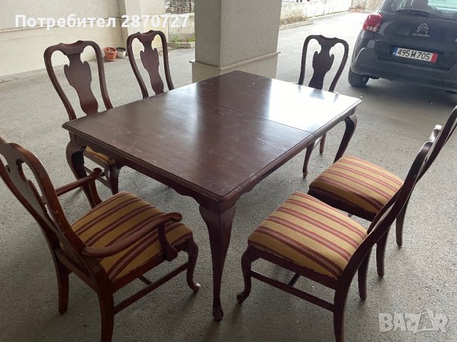 трапезна маса със столове Drexel Heritage, снимка 3 - Маси - 39503518