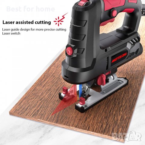 Прободен трион Meterk 800 W 6,7 Amp 3000 SPM с лазер, снимка 12 - Измервателни инструменти - 39779330