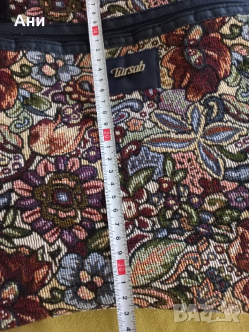 Дамска чанта от жакард, винтидж, снимка 4 - Чанти - 52856264