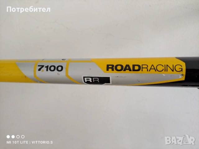 Шосеен велосипед Wheeler Roadracing 7100 размер 54 3x9 Shimano Ultegra , снимка 13 - Велосипеди - 54183987
