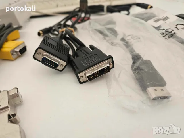 Клавиатури кабели преходници DisplayPort DVI VGA COM LAN Switch части, снимка 4 - Друга електроника - 48686326