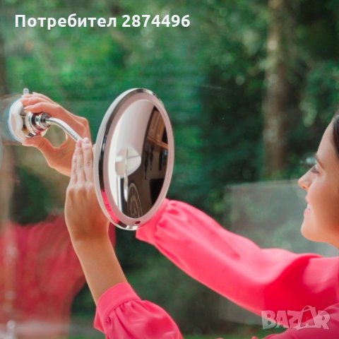 2479 Огледало , с гъвкава дръжка, LED осветление и вакуумно поставяне, снимка 12 - Други - 34995935