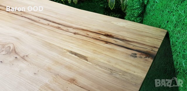 Трапезна маса, маса за хранене с жив ръб от масивно дърво Бряст, снимка 9 - Маси - 38242695