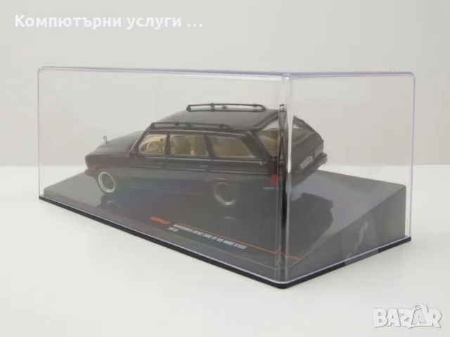 Mercedes-Benz 500 TE V8 AMG S123 Kombi 1979 - мащаб 1:43 на IXO моделът е нов в PVC дисплей-кейс, снимка 8 - Колекции - 56080655