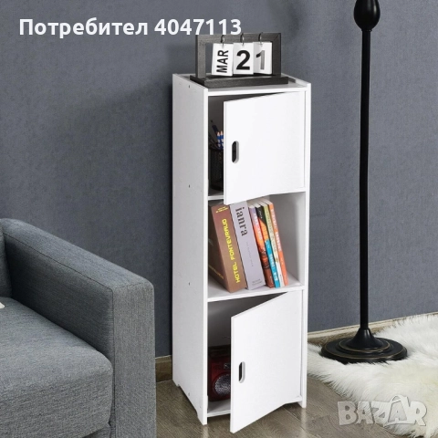 Стилен и практичен водоустойчив шкаф за баня, кухня, коридор или спалня 80x22x25, снимка 8 - Шкафове - 51639002