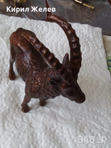 Бронзова фигурка на овен 44680, снимка 7 - Колекции - 54171101