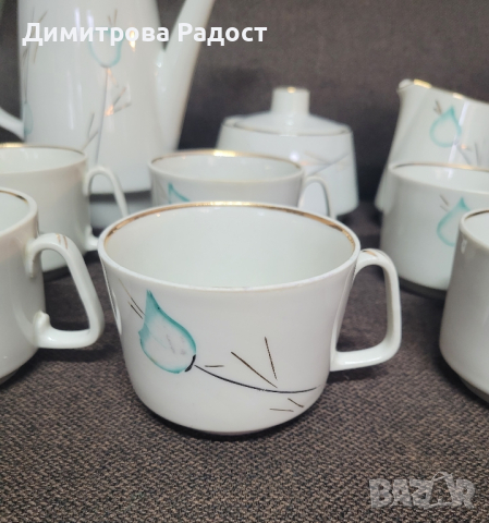 Порцеланов сервиз за чай! Състояние ново! , снимка 11 - Сервизи - 44693689
