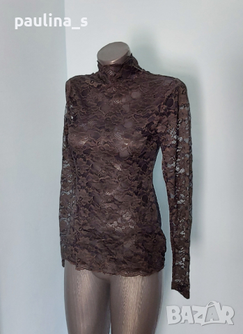 Два различни броя / Дантелена еластична блуза "Neo noir" и "LMTD" / дантела, лукс категория , снимка 4 - Корсети, бюстиета, топове - 36575209